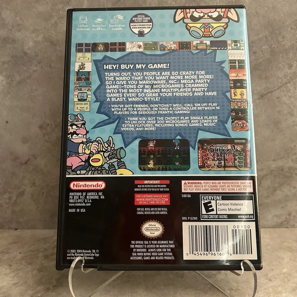 Nintendo - GameCube - Wario Ware, Inc.: Mega Party Games - CIB -Mint